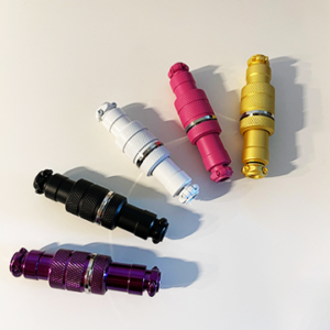 quick release connectors in 5 different colours