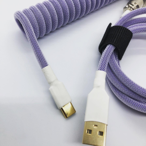 Custom Built USB Coiled Cable